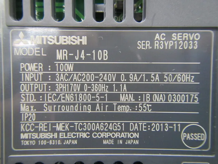 Mitsubishi Electric MR-J4-10B AC servo driver Detail Image - ASKINDEX Korea