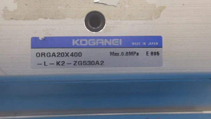 Koganei ORGA20X400ーL-K2-ZG530A2 Actuator Detail Image - ASKINDEX Korea