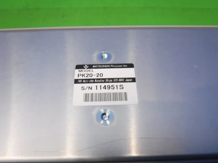 Matsusada Precision PK20-20 DC power supply Detail Image - ASKINDEX Korea