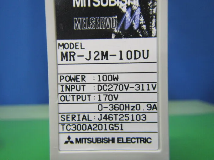 미쓰비시 전기 MR-J2M-10DU 서보 드라이버 상세 이미지 - ASKINDEX 코리아