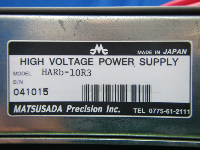 Matsusada Precision HARｂ－１０R3 DC high voltage power supply Detail Image - ASKINDEX Korea