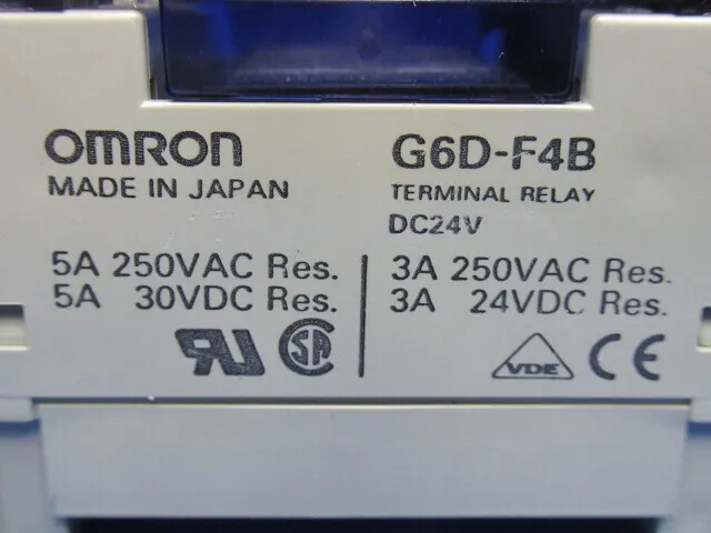Omron G6D-F4B Terminal relay (24VDC) Detail Image - ASKINDEX Korea