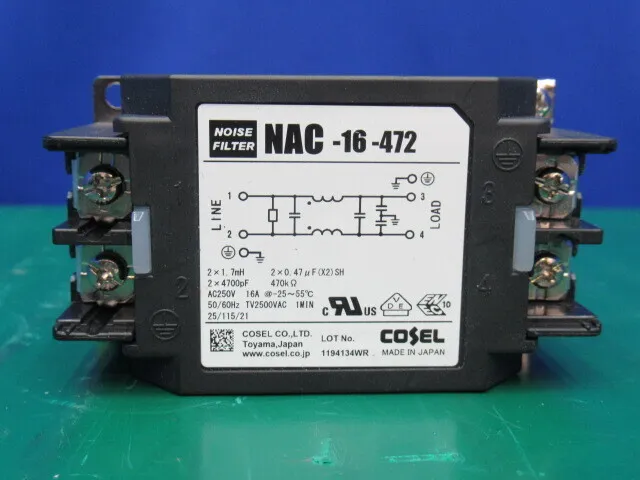 Cosel NAC-16-472 Noise Filter Detail Image - ASKINDEX Korea