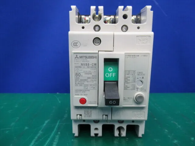 Mitsubishi Electric NV63-CW Breaker (low voltage circuit breaker) 60A Detail Image - ASKINDEX Korea