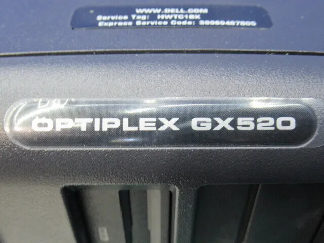 OF THE Optiplex GX520 Computer (Desktop) Detail Image - ASKINDEX Korea