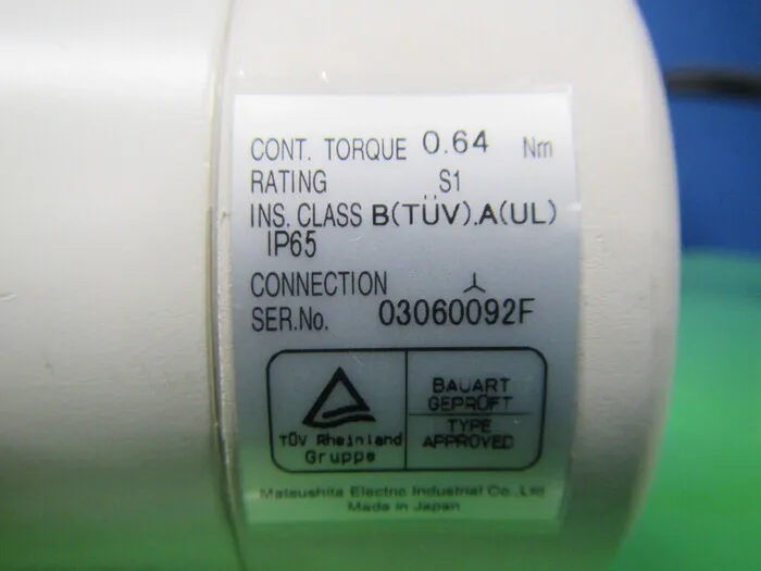 파나소닉 MSA022A1A AC 서보 모터 상세 이미지 - ASKINDEX 코리아