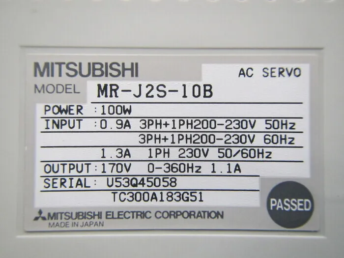 미쓰비시 전기 MR-J2S-10B 서보 드라이버 상세 이미지 - ASKINDEX 코리아