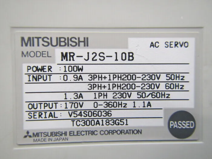 미쓰비시 전기 MR-J2S-10B 서보 드라이버 상세 이미지 - ASKINDEX 코리아