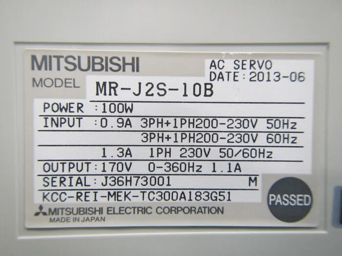 미쓰비시 전기 MR-J2S-10B 서보 드라이버 상세 이미지 - ASKINDEX 코리아