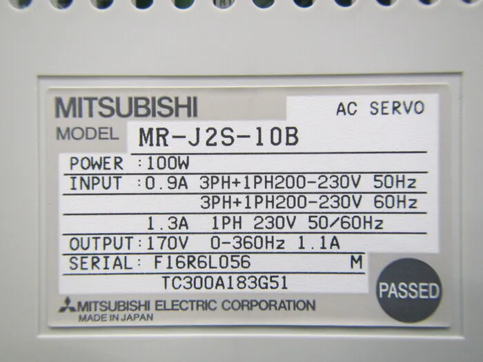 미쓰비시 전기 MR-J2S-10B 서보 드라이버 상세 이미지 - ASKINDEX 코리아