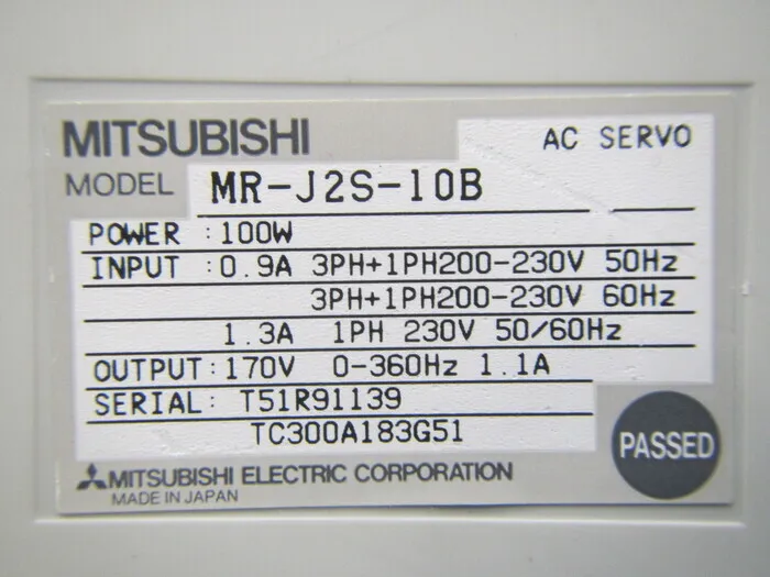 미쓰비시 전기 MR-J2S-10B 서보 드라이버 상세 이미지 - ASKINDEX 코리아