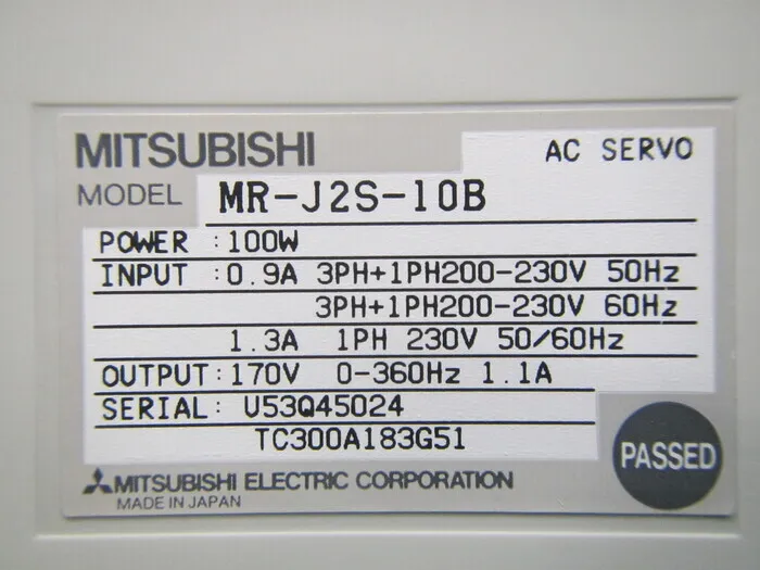 미쓰비시 전기 MR-J2S-10B 서보 드라이버 상세 이미지 - ASKINDEX 코리아