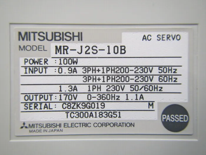 미쓰비시 전기 MR-J2S-10B 서보 드라이버 상세 이미지 - ASKINDEX 코리아