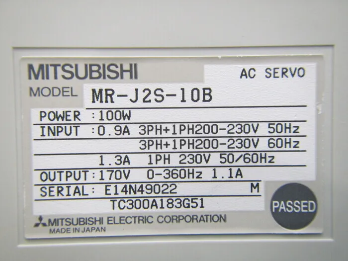 미쓰비시 전기 MR-J2S-10B 서보 드라이버 상세 이미지 - ASKINDEX 코리아