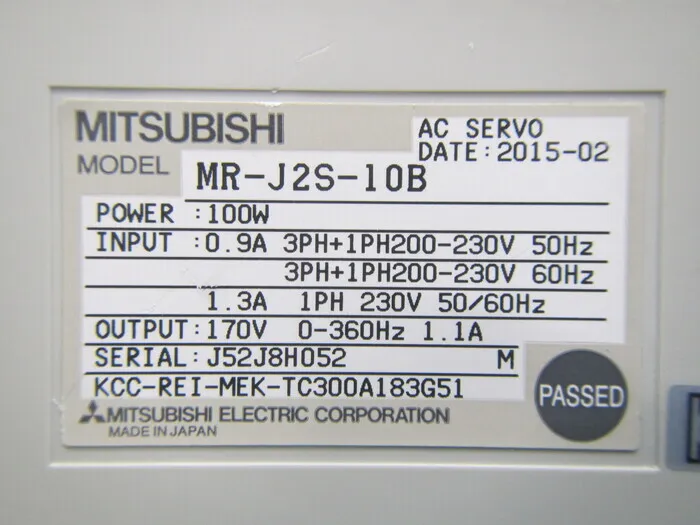 미쓰비시 전기 MR-J2S-10B 서보 드라이버 상세 이미지 - ASKINDEX 코리아
