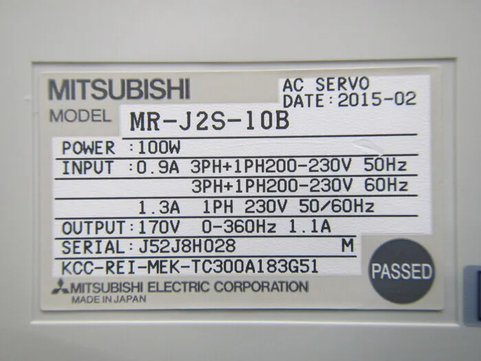미쓰비시 전기 MR-J2S-10B 서보 드라이버 상세 이미지 - ASKINDEX 코리아