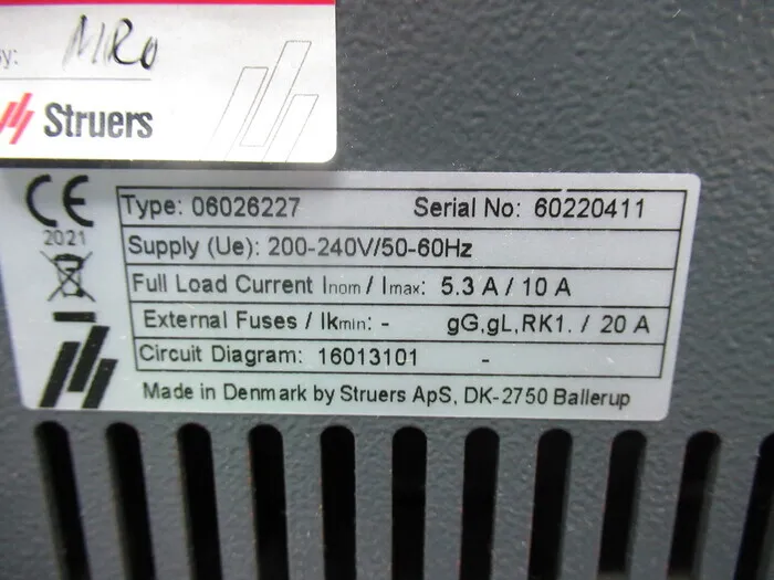 Struers Tegramin-25 Precision automatic grinding machine Detail Image - ASKINDEX Korea