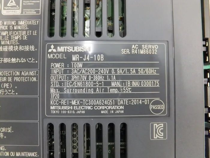 미쓰비시 전기 MR-J4-10B AC 서보 드라이버 상세 이미지 - ASKINDEX 코리아