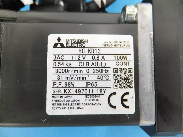 미쓰비시 전기 HG-KR13 AC 서보 모터 상세 이미지 - ASKINDEX 코리아