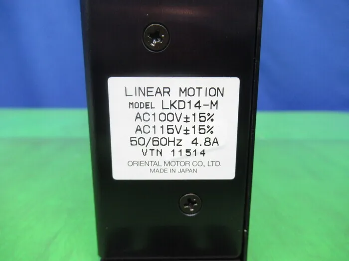 Oriental Motor LKD14-M Linear Motion Driver Detail Image - ASKINDEX Korea