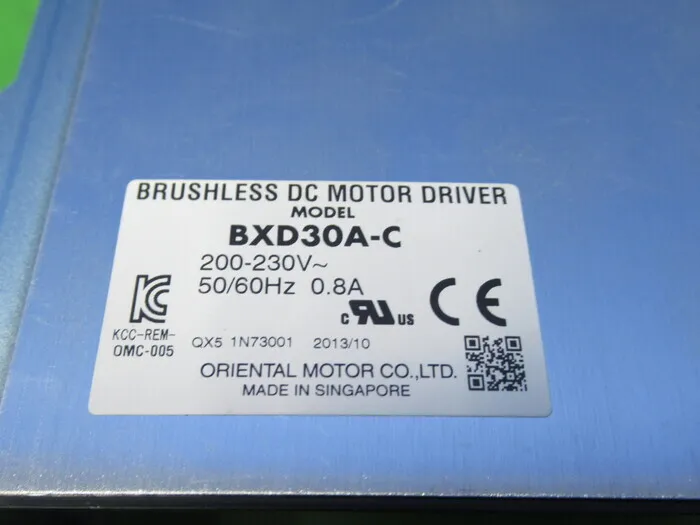 Oriental Motor BXD30A-C Brushless Motor Driver Detail Image - ASKINDEX Korea