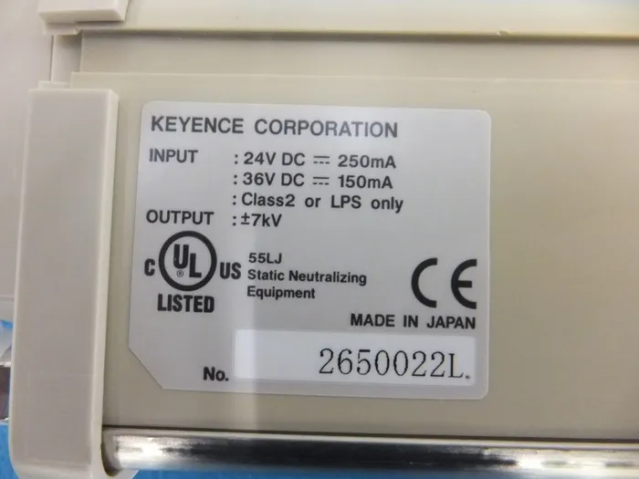 Keyence SJ-G036 이오나이저(바) 상세 이미지 - ASKINDEX 코리아