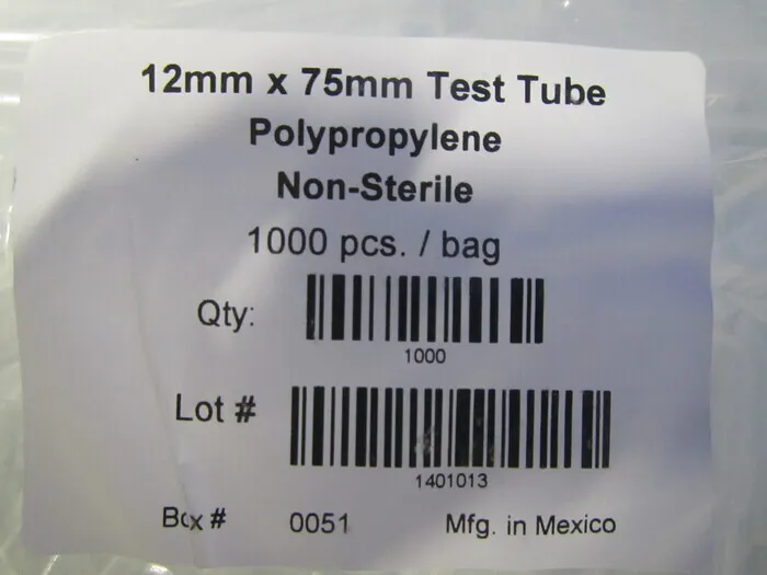 Fisher Scientific A20040PRX Micro Test Tube Detail Image - ASKINDEX Korea