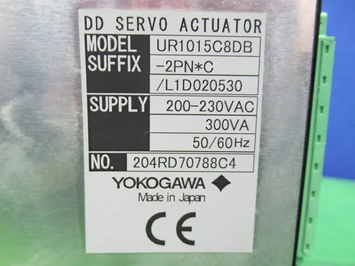 요코가와 전기 UR1015C8DB-2PN＊C/L1D020530 DD 서보 액추에이터 상세 이미지 - ASKINDEX 코리아