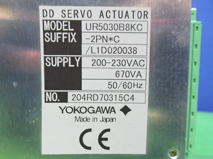 요코가와 전기 UR5030B8KC-2PN＊C/L1D020038 DD 서보 액추에이터 상세 이미지 - ASKINDEX 코리아