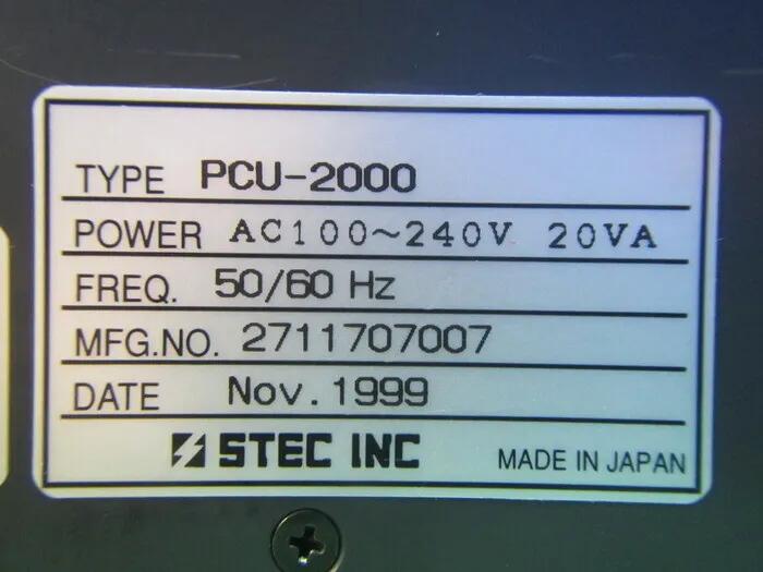 Estech PCU-2000 Mass flow controller (set) Detail Image - ASKINDEX Korea
