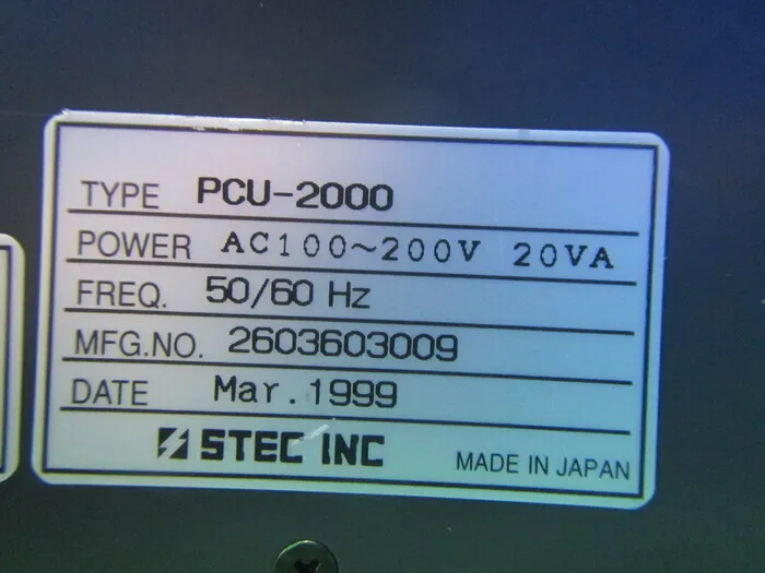 에스텍 PCU-2000 매스 플로우 컨트롤러(세트) 상세 이미지 - ASKINDEX 코리아