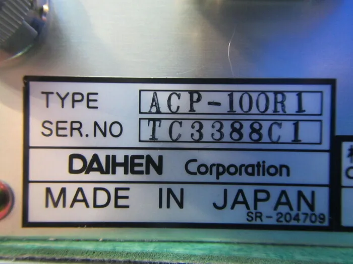 다이헨 ACP-100R1 튜닝 컨트롤러 상세 이미지 - ASKINDEX 코리아