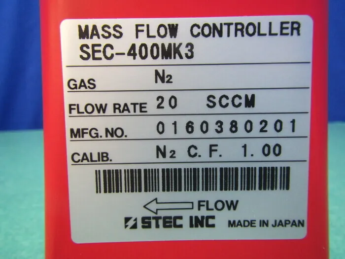 에스텍 SEC-400MK3 매스 플로우 컨트롤러 상세 이미지 - ASKINDEX 코리아
