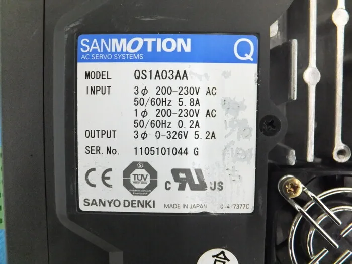 Sanyo Electric QS1A03AA AC servo driver Detail Image - ASKINDEX Korea