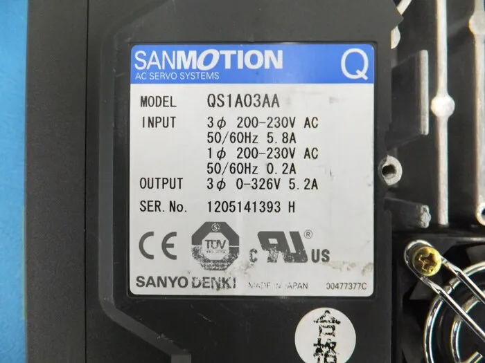 Sanyo Electric QS1A03AA AC servo driver Detail Image - ASKINDEX Korea