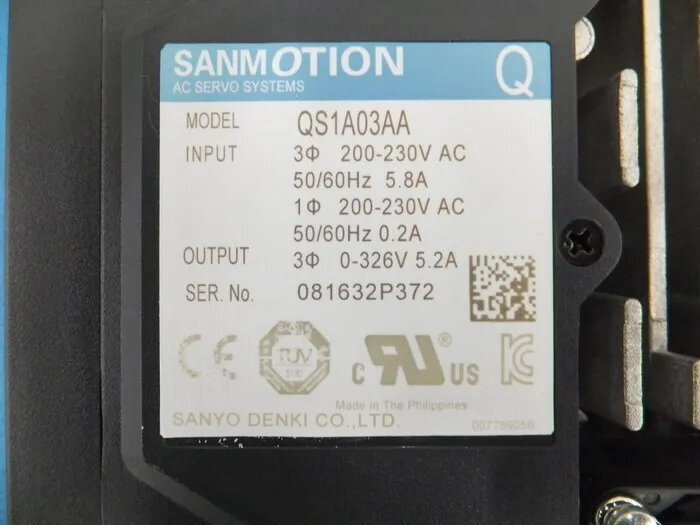 Sanyo Electric QS1A03AA AC servo driver Detail Image - ASKINDEX Korea