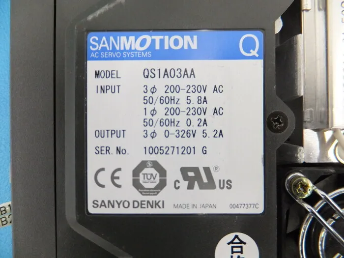 Sanyo Electric QS1A03AA AC servo driver Detail Image - ASKINDEX Korea