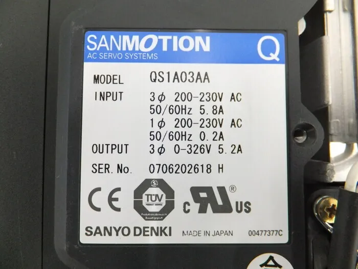 산양 전기 QS1A03AA AC 서보 드라이버 상세 이미지 - ASKINDEX 코리아