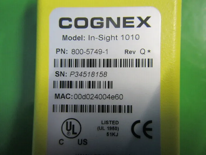 Cognex In-Sight1010 CCD camera Detail Image - ASKINDEX Korea
