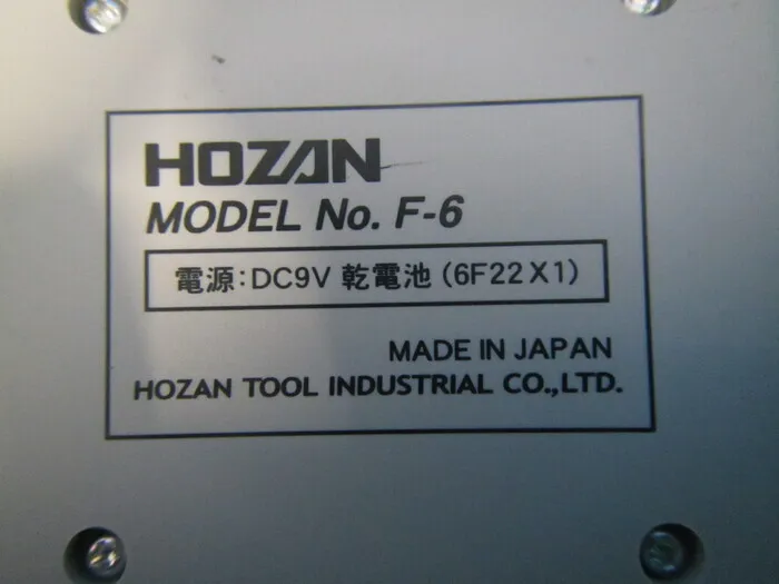 Hozan F-6 Wrist Strap Checker Detail Image - ASKINDEX Korea