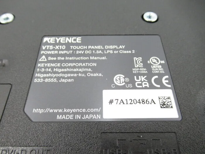 Keyence VT5-X10 터치 패널 상세 이미지 - ASKINDEX 코리아
