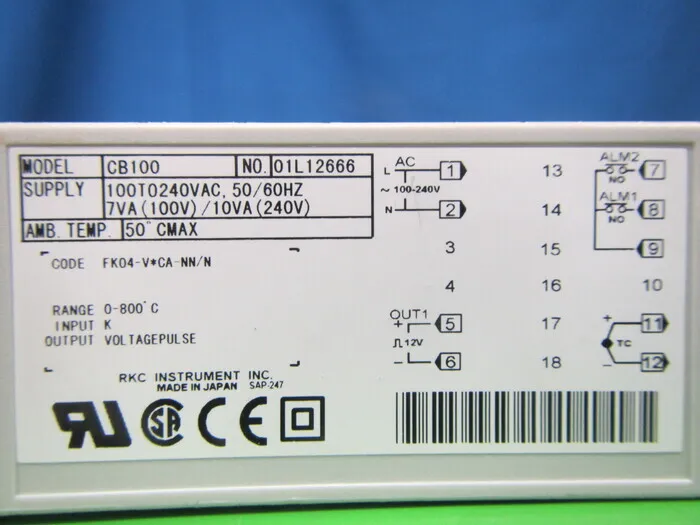 Physical and chemical industry CB100　FK04-V＊CA-NN/N thermostat Detail Image - ASKINDEX Korea