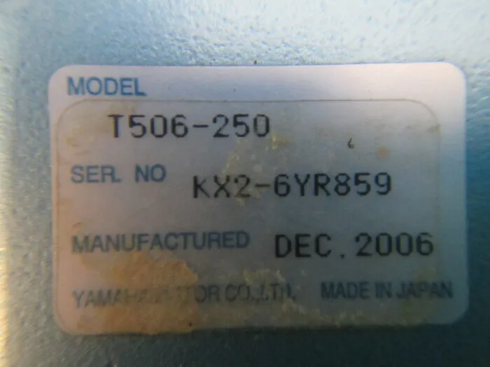 Yamaha Motor Co., Ltd. ERCX+T506-250 Single-axis robot (set) Detail Image - ASKINDEX Korea