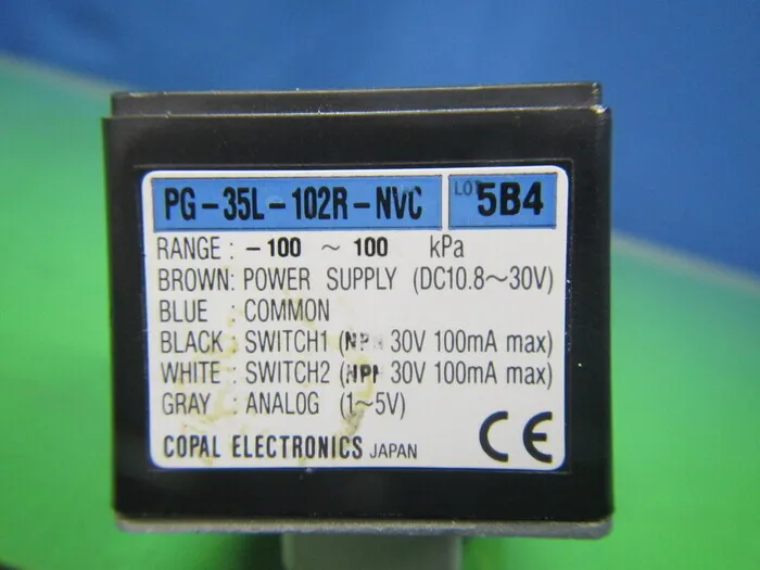 일본전산 코팔전자 PG-35L-102R-NVC 압력 게이지 상세 이미지 - ASKINDEX 코리아