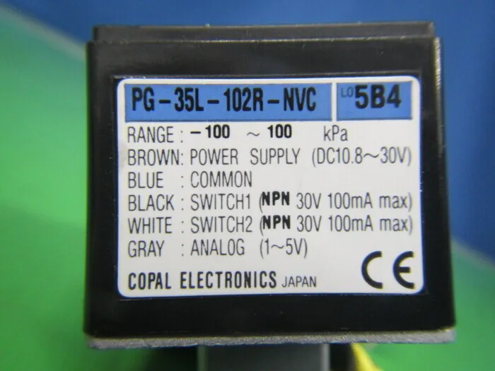 일본전산 코팔전자 PG-35L-102R-NVC 압력 게이지 상세 이미지 - ASKINDEX 코리아