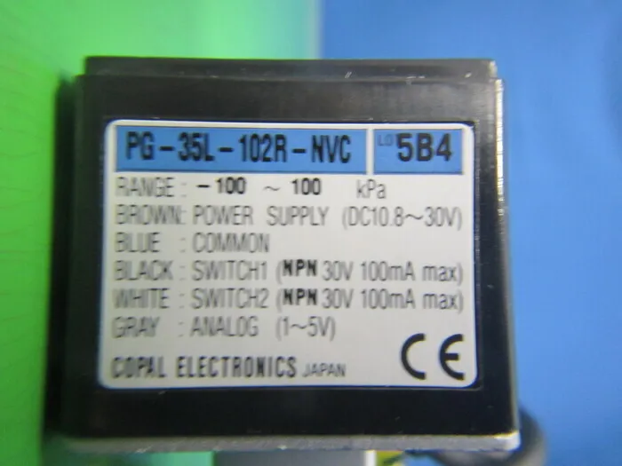 일본전산 코팔전자 PG-35L-102R-NVC 압력 게이지 상세 이미지 - ASKINDEX 코리아