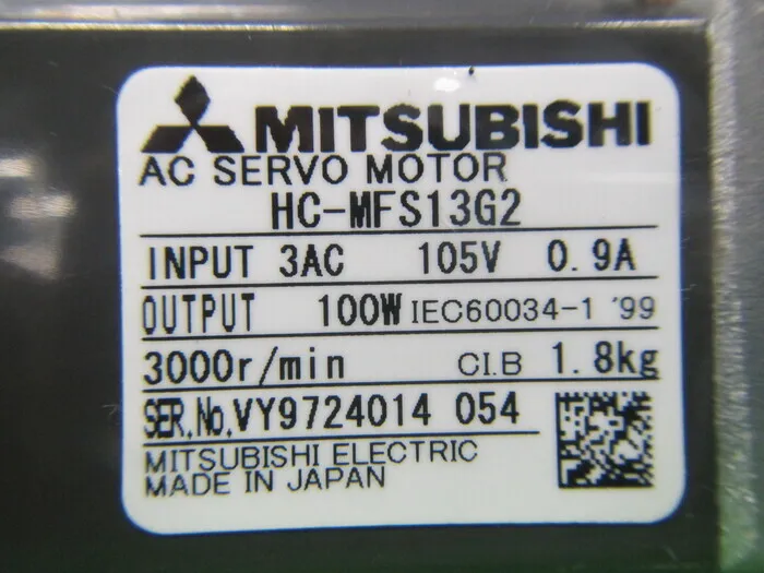 미쓰비시 전기 HC-MFS13G2 Ac 서보 모터 상세 이미지 - ASKINDEX 코리아