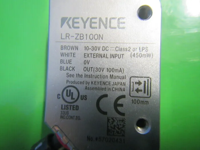 Keyence LR-ZB100N CMOS 레이저 센서 상세 이미지 - ASKINDEX 코리아