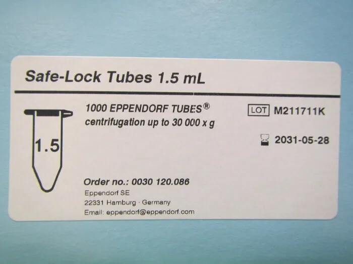 Eppendorf 0030120086(1.5mL) Safelock Tube Detail Image - ASKINDEX Korea
