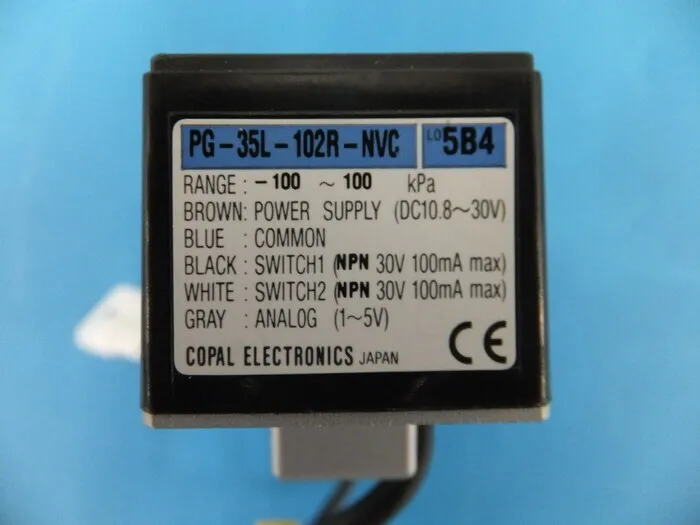 일본전산 코팔전자 PG-35L-102R-NVC 디지털 압력 스위치 상세 이미지 - ASKINDEX 코리아